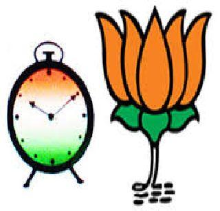 Push the Lotus Wheel | कमळाचा घडाळ्याला धक्का Push the Lotus Wheel | कमळाचा घडाळ्याला धक्का