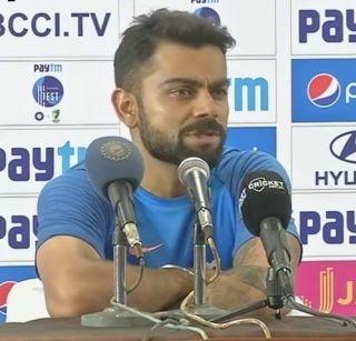 Virat Kohli's assurance will not bring shame, Virat Kohli's assurance | पुन्हा लाज आणणार नाही, विराट कोहलीचं आश्वासन Virat Kohli's assurance will not bring shame, Virat Kohli's assurance | पुन्हा लाज आणणार नाही, विराट कोहलीचं आश्वासन