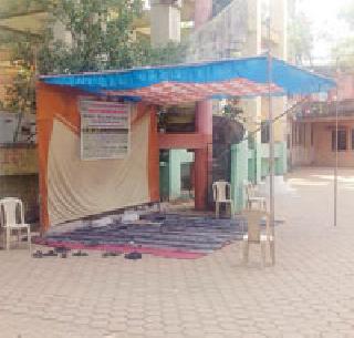 Bees attack on protesters | धरणे आंदोलनकर्त्यांवर मधमाशांचा हल्ला Bees attack on protesters | धरणे आंदोलनकर्त्यांवर मधमाशांचा हल्ला