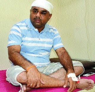 Shiv Sena corporator's husband's fatal attack | शिवसेना नगरसेविकेच्या पतीवर जीवघेणा हल्ला