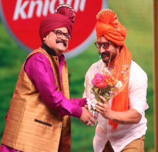 Aamir Khan's attendance in 'Let's Come Let It Come' | 'चला हवा येऊ द्या'मध्ये आमिर खानची हजेरी
