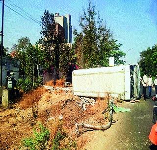 Karkumbala school bus accident of Kargil company | कुरकुंभला कारगिल कंपनीच्या शालेय बसला अपघात