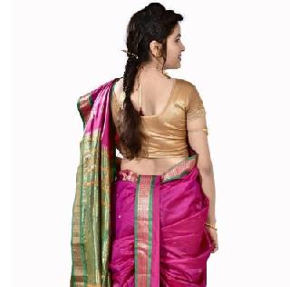 Steppit with nine-eyed and statue floor | स्टेपकट विथ नऊवारी अ‍ॅण्ड पुतळ्याची माळ