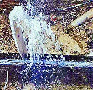 Leakage through Purandar Upasam Yojana | पुरंदर उपसा योजनेतून गळती Leakage through Purandar Upasam Yojana | पुरंदर उपसा योजनेतून गळती