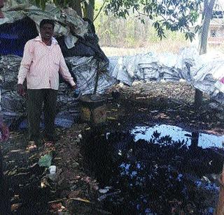 Chemically flavored water in Kondiva village | कोंडिवते गावात रसायनमिश्रित पाणी Chemically flavored water in Kondiva village | कोंडिवते गावात रसायनमिश्रित पाणी