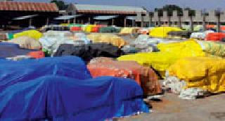 Farmers shy at NAFED center | नाफेड केंद्रावर शेतकरी ताटकळत Farmers shy at NAFED center | नाफेड केंद्रावर शेतकरी ताटकळत