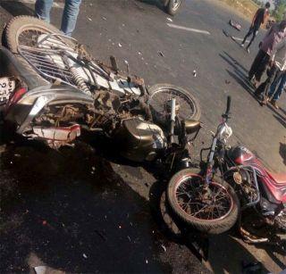 Grandfather killed in an accident when coming off the show | जाऊळाचा कार्यक्रम आटोपून येत असतांना झालेल्या अपघातात आजोबा-नातू ठार