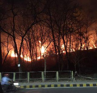 Nagpurat Seminary Hills Jhalala fire | नागपूरात सेमिनरी हिल्स जंगलाला आग Nagpurat Seminary Hills Jhalala fire | नागपूरात सेमिनरी हिल्स जंगलाला आग