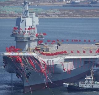 China's indigenous aircraft carrier warrants India's threat | चीनच्या स्वदेशी विमानवाहू युद्धनौकेमुळे भारताला धोका China's indigenous aircraft carrier warrants India's threat | चीनच्या स्वदेशी विमानवाहू युद्धनौकेमुळे भारताला धोका