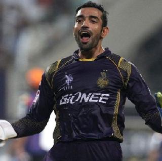 Robin Uthappa is equal to Dhoni's record | रॉबिन उथप्पाने केली धोनीच्या विक्रमाशी बरोबरी Robin Uthappa is equal to Dhoni's record | रॉबिन उथप्पाने केली धोनीच्या विक्रमाशी बरोबरी
