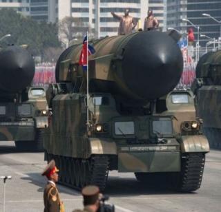 North Korea's Ballistic Missile Test Against US Pressure | अमेरिकेचा दबाव झुगारून उत्तर कोरियाची पुन्हा बॅलेस्टिक क्षेपणास्त्र चाचणी North Korea's Ballistic Missile Test Against US Pressure | अमेरिकेचा दबाव झुगारून उत्तर कोरियाची पुन्हा बॅलेस्टिक क्षेपणास्त्र चाचणी