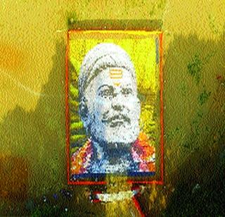 Artwork of Chhatrapati Shivaji Maharaj produced from CD | सीडीमधून साकारली छत्रपती शिवाजी महाराजांची कलाकृती Artwork of Chhatrapati Shivaji Maharaj produced from CD | सीडीमधून साकारली छत्रपती शिवाजी महाराजांची कलाकृती