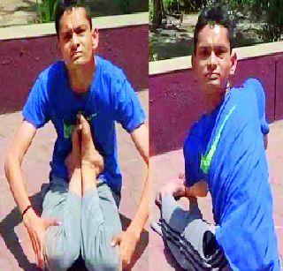 It's like a rubber body | तो रबराप्रमाणे वाकवतो शरीर It's like a rubber body | तो रबराप्रमाणे वाकवतो शरीर