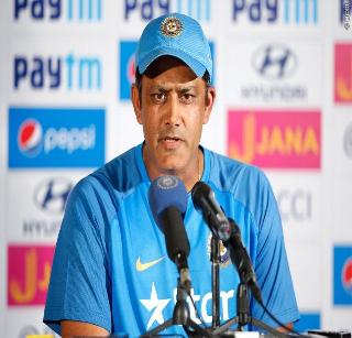 BCCI angry on Kumble? Trainer hanging sword! | कुंबळेवर बीसीसीआय नाराज? प्रशिक्षक पदावर टांगती तलवार! BCCI angry on Kumble? Trainer hanging sword! | कुंबळेवर बीसीसीआय नाराज? प्रशिक्षक पदावर टांगती तलवार!