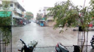 Pre-monsoon rains ... | मान्सूनपूर्व पावसाचे आगमन...