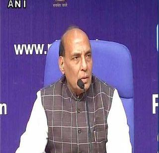 Pakistani terrorism infiltrated by 45 per cent - Rajnath Singh | पाकिस्तानी दहशतवाद्याची घुसखोरी 45 टक्क्यांनी झाली कमी- राजनाथ सिंह Pakistani terrorism infiltrated by 45 per cent - Rajnath Singh | पाकिस्तानी दहशतवाद्याची घुसखोरी 45 टक्क्यांनी झाली कमी- राजनाथ सिंह