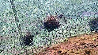 Sapattsangadadera drift collapsed! | सप्तशृंगगडावर दरड कोसळली! Sapattsangadadera drift collapsed! | सप्तशृंगगडावर दरड कोसळली!