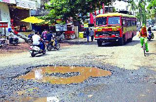 Sangli Road | सांगलीत रस्त्यांची चाळण Sangli Road | सांगलीत रस्त्यांची चाळण