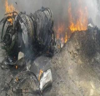 Air Force MIG-23 aircraft collapsed in Jodhpur | जोधपूरमध्ये हवाई दलाचे MIG-23 विमान कोसळले Air Force MIG-23 aircraft collapsed in Jodhpur | जोधपूरमध्ये हवाई दलाचे MIG-23 विमान कोसळले