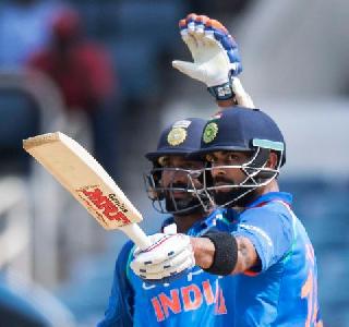 Virat century! India won the ODI series against the West Indies | विराट शतक! भारताने विंडीजविरुद्धची वनडे मालिका जिंकली Virat century! India won the ODI series against the West Indies | विराट शतक! भारताने विंडीजविरुद्धची वनडे मालिका जिंकली