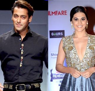 I'm excited to work with Salman - Tapi Pannu | सलमानसोबत काम करायला मी उत्सुक- तापसी पन्नू