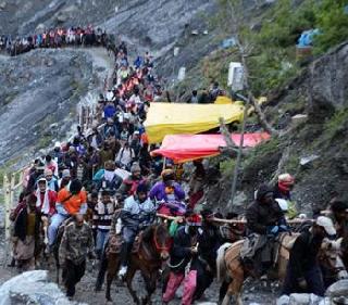 Amarnath Yatra stopped | अमरनाथ यात्रा थांबवली Amarnath Yatra stopped | अमरनाथ यात्रा थांबवली