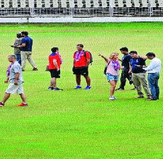 A visit to Germany, Costa Rica coach 'Forotarda' | जर्मनी, कोस्टारिका प्रशिक्षकांची ‘फातोर्डा’ला भेट A visit to Germany, Costa Rica coach 'Forotarda' | जर्मनी, कोस्टारिका प्रशिक्षकांची ‘फातोर्डा’ला भेट