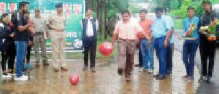 Launch of Football Promotion | फुटबॉल प्रचार-प्रसाराचा शुभारंभ Launch of Football Promotion | फुटबॉल प्रचार-प्रसाराचा शुभारंभ