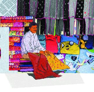 Cloth merchants shut | कापड व्यापाऱ्यांचा बेमुदत बंद अखेर सुरू Cloth merchants shut | कापड व्यापाऱ्यांचा बेमुदत बंद अखेर सुरू