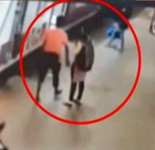 VIDEO: MUMBAI: Molestation of girl child at Churchgate station | VIDEO: मुंबई - चर्चगेट स्थानकावर भरदिवसा तरुणीचा विनयभंग