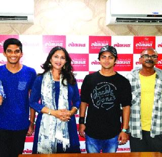 The team of 'Manza' movie | ‘मांजा’ चित्रपटाच्या टीमची The team of 'Manza' movie | ‘मांजा’ चित्रपटाच्या टीमची