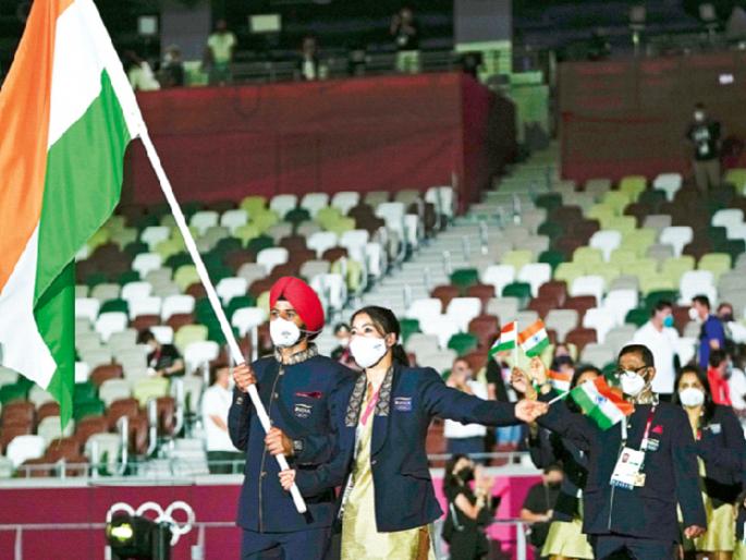 olympic started in tokyo | नयनरम्य सोहळा! थांबू नका, निराश होऊ नका, खेळत रहा...