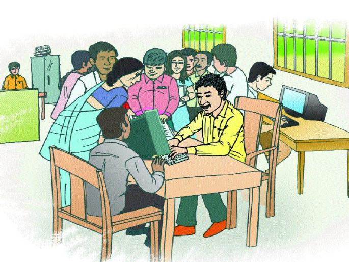 Debt Waiver online processing process in the area of Takliahaji, Phase I at Maha E-Seva Kendra of Farmers | टाकळीहाजी परिसरात कर्जमाफीची आॅनलाइन प्रक्रिया खोळंबली, शेतकºयांच्या महा ई-सेवा केंद्रात फेºया Debt Waiver online processing process in the area of Takliahaji, Phase I at Maha E-Seva Kendra of Farmers | टाकळीहाजी परिसरात कर्जमाफीची आॅनलाइन प्रक्रिया खोळंबली, शेतकºयांच्या महा ई-सेवा केंद्रात फेºया