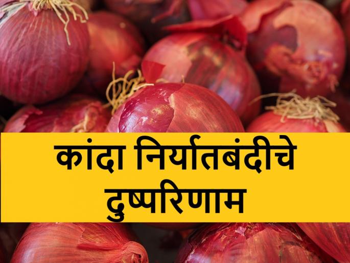 Onion export ban has left three lakh laborers unemployed | कांदा निर्यातबंदीने तीस लाख मजुरांवर बेकारीची कुऱ्हाड Onion export ban has left three lakh laborers unemployed | कांदा निर्यातबंदीने तीस लाख मजुरांवर बेकारीची कुऱ्हाड