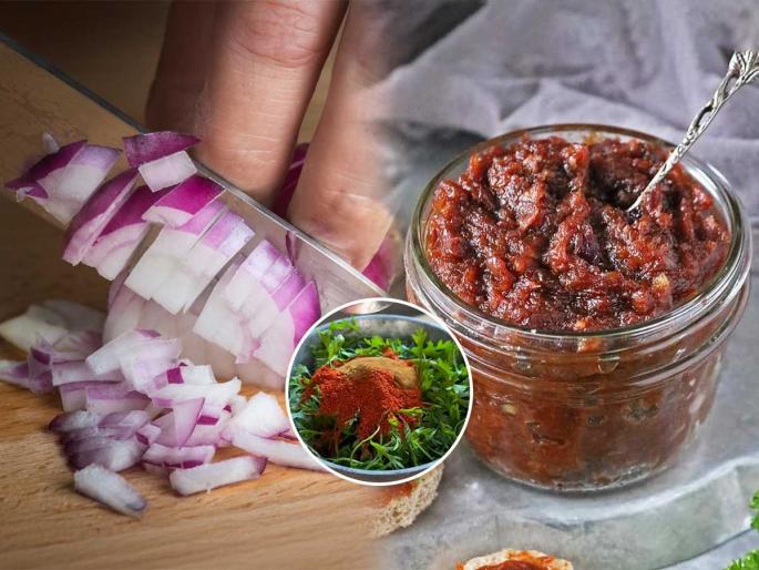 No need to fry or roast, make onion chutney in just 5 minutes, spicy and easy recipe | ना परतायची गरज ना भाजायची, मोजून ५ मिनिटांत करा कांद्याची चटणी, झणझणीत आणि सोपी रेसिपी