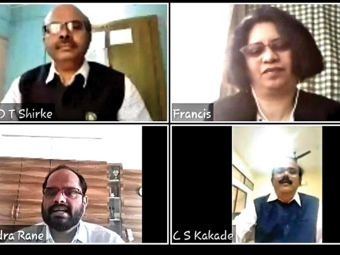 CoronaVirus Lockdown: Online Lecture from London in Faculty Development Program: Organized at Ravrane College | CoronaVirus Lockdown :फॅकल्टी डेव्हलपमेंट कार्यक्रमात लंडनमधून आॅनलाईन व्याख्यान CoronaVirus Lockdown: Online Lecture from London in Faculty Development Program: Organized at Ravrane College | CoronaVirus Lockdown :फॅकल्टी डेव्हलपमेंट कार्यक्रमात लंडनमधून आॅनलाईन व्याख्यान