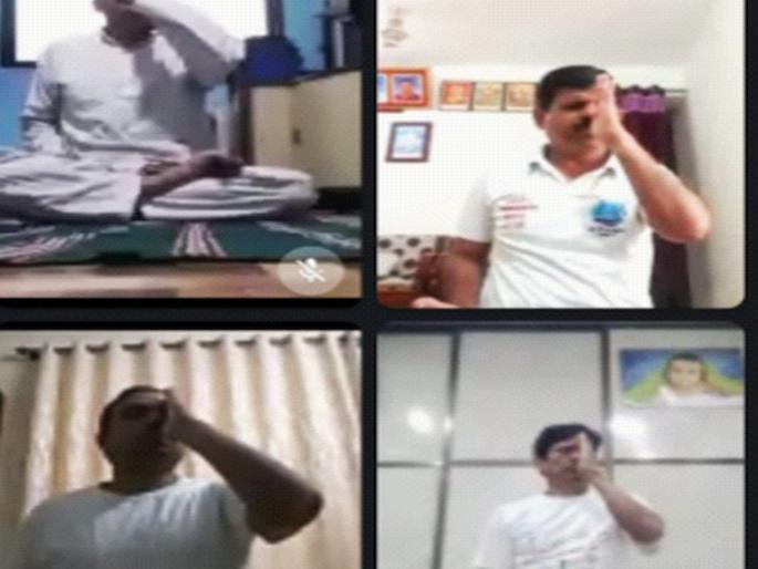 Citizens prefer online yoga during the Corona period | कोरोना काळात ऑनलाइन योगाला नागरिकांची पसंती