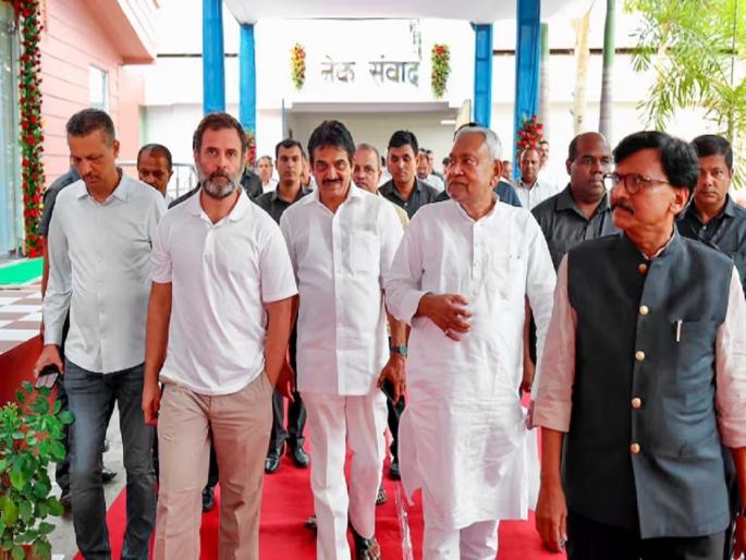 Opposition Alliance Name: Opposition's PDA against ruling NDA; The name of the opposition alliance against BJP decided? | सत्ताधारी NDA समोर विरोधकांची PDA; भाजपविरोधात विरोधी आघाडीचे नाव ठरले? Opposition Alliance Name: Opposition's PDA against ruling NDA; The name of the opposition alliance against BJP decided? | सत्ताधारी NDA समोर विरोधकांची PDA; भाजपविरोधात विरोधी आघाडीचे नाव ठरले?