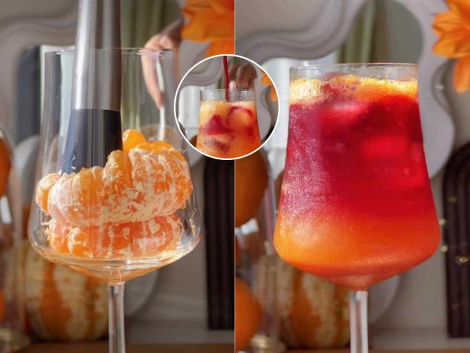 Most refreshing recipe : Orange and pomegranate soda recipe , must try | डाळिंब-संत्र-मीठ-सोडा.. अहाहा! घरच्याघरी प्या गारेगार गुलाबी केशरी ड्रिंक-मूड बदलून टाकणारी जादू Most refreshing recipe : Orange and pomegranate soda recipe , must try | डाळिंब-संत्र-मीठ-सोडा.. अहाहा! घरच्याघरी प्या गारेगार गुलाबी केशरी ड्रिंक-मूड बदलून टाकणारी जादू
