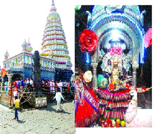 Aundh: Today's Ashtami festival will be celebrated by the devotees of the holy city: Various programs, devotional atmosphere in Aundh | औंध : मूळपीठ डोंगर भाविकांनी फुलणार आज अष्टमी उत्सव : औंधमध्ये भक्तिमय वातावरण Aundh: Today's Ashtami festival will be celebrated by the devotees of the holy city: Various programs, devotional atmosphere in Aundh | औंध : मूळपीठ डोंगर भाविकांनी फुलणार आज अष्टमी उत्सव : औंधमध्ये भक्तिमय वातावरण