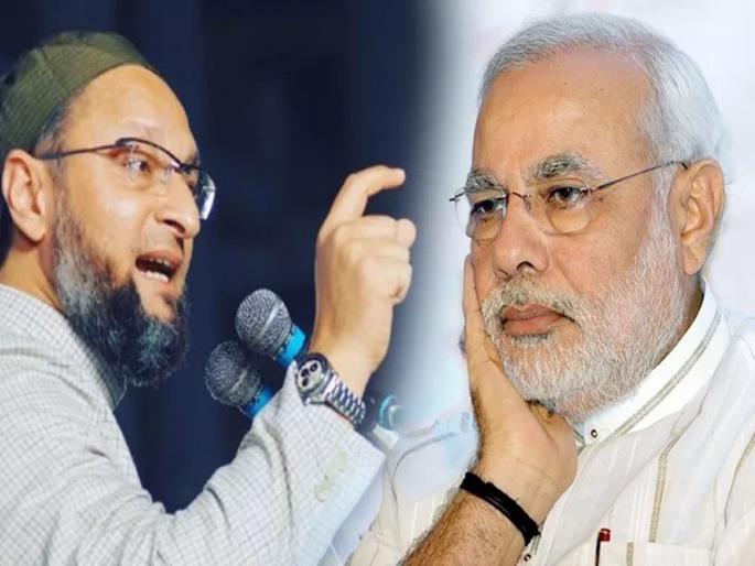 lok sabha election 2019 asaduddin owaisi on pm narendra modi | मोदीजी, गोमांसावरून अखलाकला मारणारे तुमच्यासमोर प्रचारसभेमध्ये बसले होते : असदुदीन औवेसी lok sabha election 2019 asaduddin owaisi on pm narendra modi | मोदीजी, गोमांसावरून अखलाकला मारणारे तुमच्यासमोर प्रचारसभेमध्ये बसले होते : असदुदीन औवेसी
