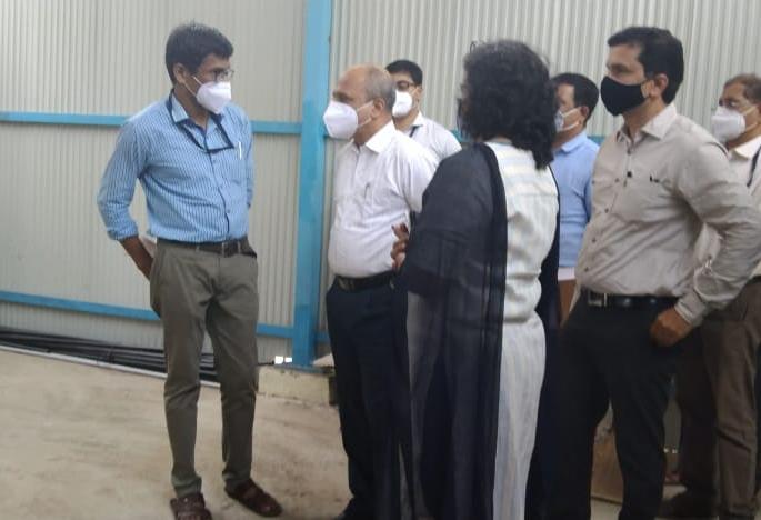 Inspection of site for oxygen plant at Gadhinglaj | गडहिंग्लजला ऑक्सिजन प्लँटसाठी जागेची पाहणी Inspection of site for oxygen plant at Gadhinglaj | गडहिंग्लजला ऑक्सिजन प्लँटसाठी जागेची पाहणी