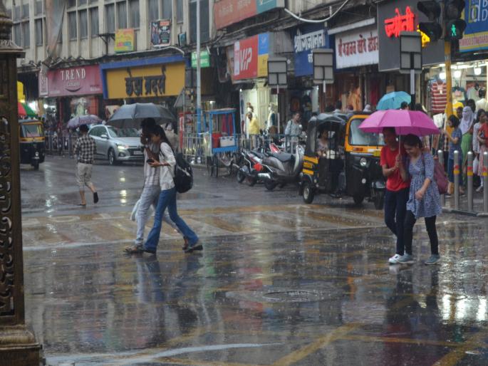 Heavy rains begin in Pune with thunder and gusty winds | Pune Rain: पुण्यात मेघगर्जना अन् सोसाट्याच्या वाऱ्यासह मुसळधार पावसाला सुरुवात