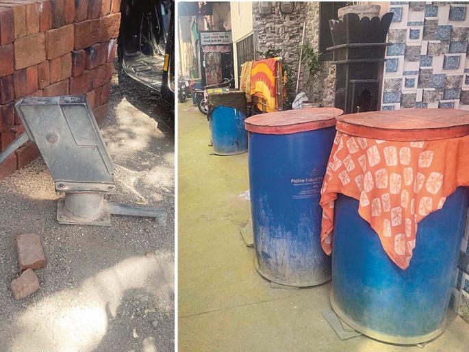 Residents of Padegaon, Ex-Serviceman Colony, Miranagar are living on water sold by tankers and jars | विकतचे टँकर अन् जारच्या पाण्यावर जगताहेत पडेगाव, माजी सैनिक कॉलनी, मीरानगरवासीय Residents of Padegaon, Ex-Serviceman Colony, Miranagar are living on water sold by tankers and jars | विकतचे टँकर अन् जारच्या पाण्यावर जगताहेत पडेगाव, माजी सैनिक कॉलनी, मीरानगरवासीय