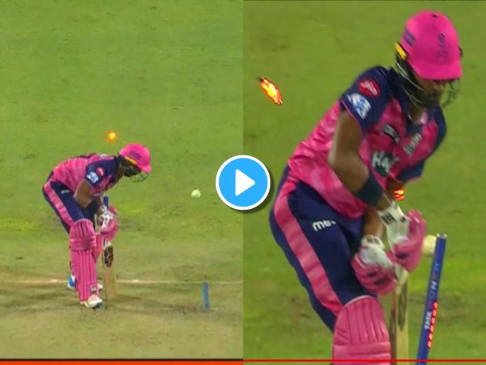 IPL 2022 SRH vs RR Live Updates Video Super Swing Clean Bowled Umran Malik quick delivery to dismiss Devdutt Padikkal watch | Devdutt Padikal Wicket Video, IPL 2022 SRH vs RR Live: भन्नाट! Umran Malik चा चेंडू वाऱ्याच्या वेगाने आला अन् पडीकल 'क्लीन बोल्ड'