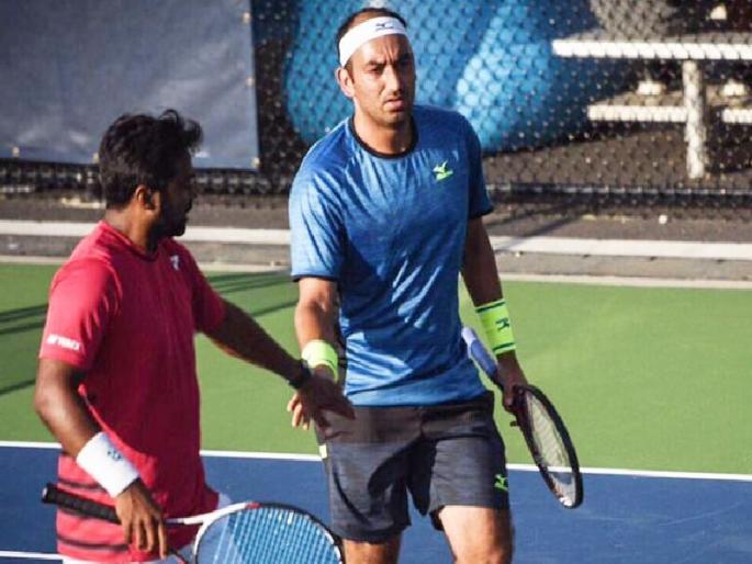 Australian Open: Paes-King pair saved match-winning victories | ऑस्ट्रेलियन ओपन : पेस-राजा जोडीचा मॅचपॉर्इंट वाचवत विजय Australian Open: Paes-King pair saved match-winning victories | ऑस्ट्रेलियन ओपन : पेस-राजा जोडीचा मॅचपॉर्इंट वाचवत विजय