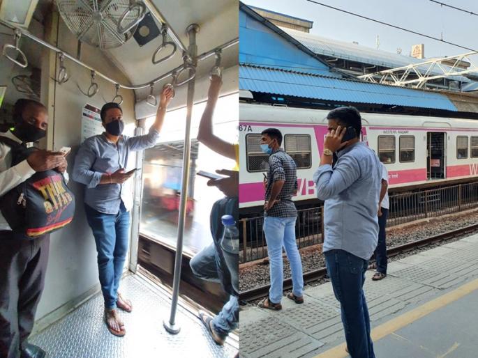 No security guards, no crowd of activists, Rohit Pawar's 'local' journey | ना आमदारकीचा थाट, ना कार्यकर्त्यांची गर्दी, रोहित पवारांचा 'लोकल' प्रवास No security guards, no crowd of activists, Rohit Pawar's 'local' journey | ना आमदारकीचा थाट, ना कार्यकर्त्यांची गर्दी, रोहित पवारांचा 'लोकल' प्रवास