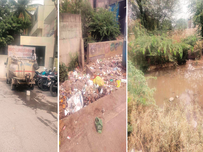 Heritage historical but water scarity; 18 colonies including Nipat Niranjan Colony depend only on tankers | वारसा ऐतिहासिक पण पाण्याची बोंबाबोंब; निपट निरंजन कॉलनीसह १८ वसाहतींची टँकरवरच मदार Heritage historical but water scarity; 18 colonies including Nipat Niranjan Colony depend only on tankers | वारसा ऐतिहासिक पण पाण्याची बोंबाबोंब; निपट निरंजन कॉलनीसह १८ वसाहतींची टँकरवरच मदार