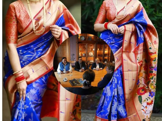 Maharashtra's Paithani will be given a big honour in London, it will be seen in the Victoria and Albert Museum! | महाराष्ट्राच्या पैठणीला लंडनमध्ये मोठा मान, व्हिक्टोरिया अल्बर्ट संग्रहालयामध्ये दिसणार!
