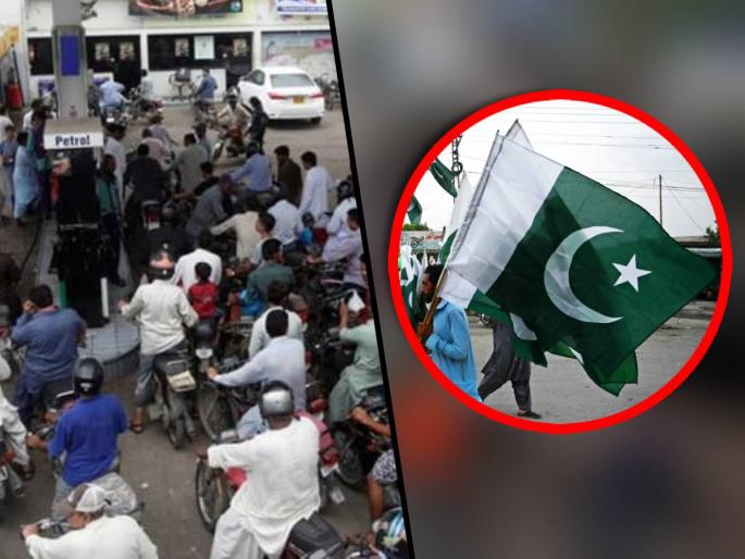 Pakistan caretaker government smashed people with another hike in fuel prices Petrol Diesel rates record high prompts furore | पाकिस्तानात हाहा:कार! एका रात्रीत पेट्रोल २६, डिझेल १७ रूपयांनी महागले, नवे दर झोप उडवेल! Pakistan caretaker government smashed people with another hike in fuel prices Petrol Diesel rates record high prompts furore | पाकिस्तानात हाहा:कार! एका रात्रीत पेट्रोल २६, डिझेल १७ रूपयांनी महागले, नवे दर झोप उडवेल!